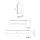 Modern Forms - Vodka 37" LED Bathroom Vanity or Wall Light - Lights Canada