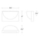 dweLED - Mylie LED Bath Vanity & Wall Light - Lights Canada