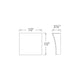 Modern Forms - Slide LED Wall Sconce - Lights Canada