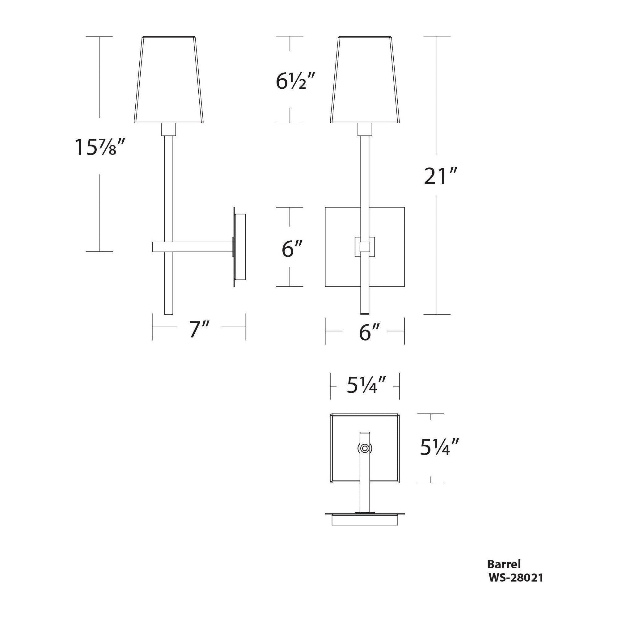 dweLED - Seville LED Wall Sconce - Lights Canada