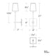 dweLED - Seville LED Wall Sconce - Lights Canada