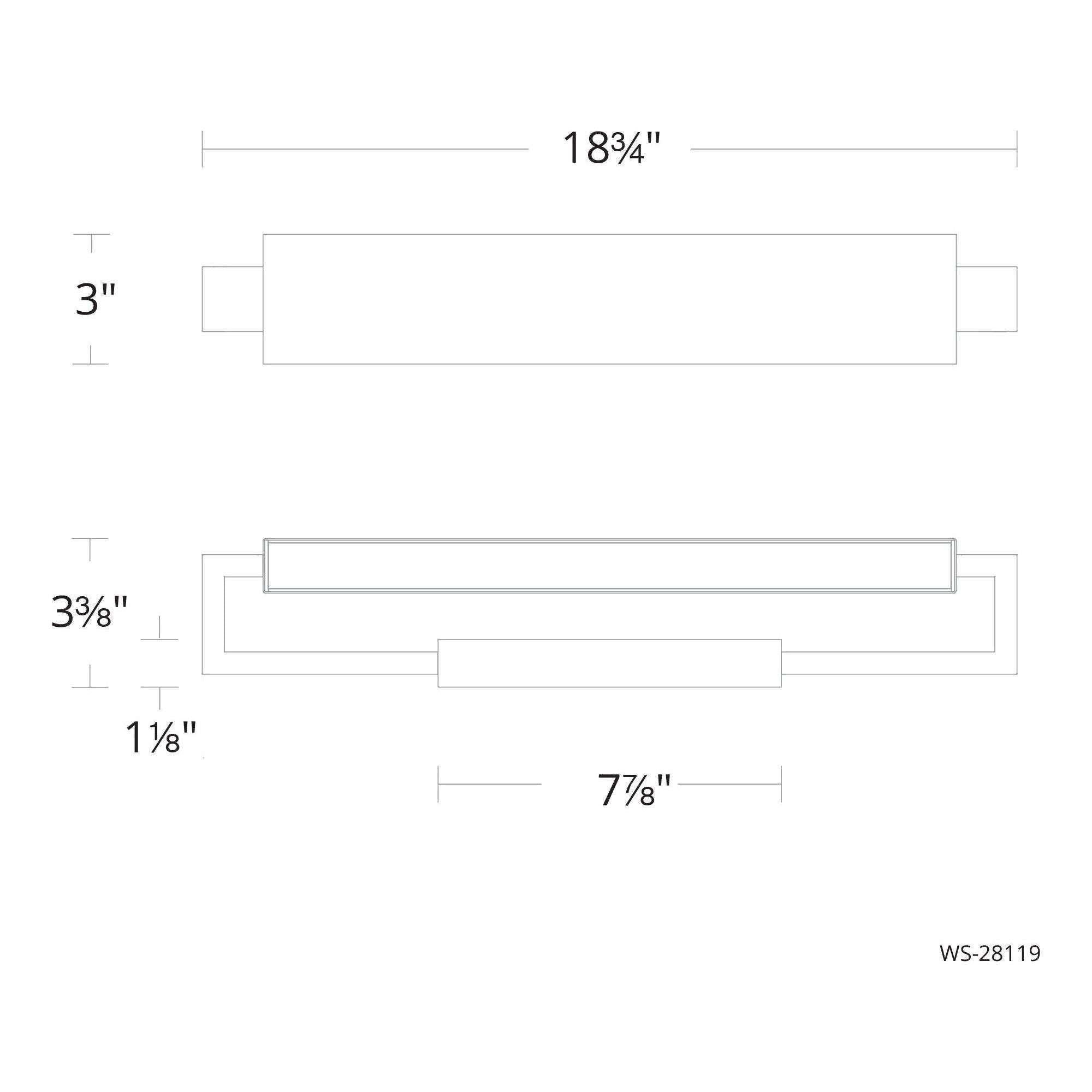 Modern Forms - Kinsman 19" LED Bathroom Vanity or Wall Light 3-CCT - Lights Canada