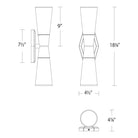 dweLED - Locke LED Wall Sconce - Lights Canada