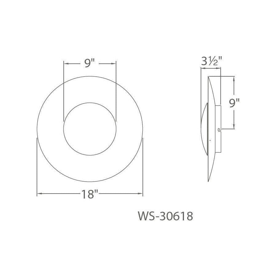 Modern Forms - Blaze 18" LED Wall Sconce - Lights Canada