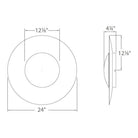 Modern Forms - Blaze 24" LED Wall Sconce - Lights Canada
