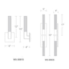 Modern Forms - Cinema 15" LED Single Light Wall Sconce - Lights Canada