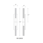 Modern Forms - Cinema 35" LED Double Light Wall Sconce - Lights Canada