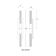 Modern Forms - Cinema 35" LED Double Light Wall Sconce - Lights Canada