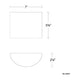 dweLED - Pocket LED Wall Sconce - Lights Canada