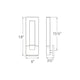 Modern Forms - Chill LED Wall Sconce - Lights Canada
