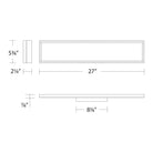 dweLED - Mirror Mirror LED Bathroom Vanity or Wall Light - Lights Canada