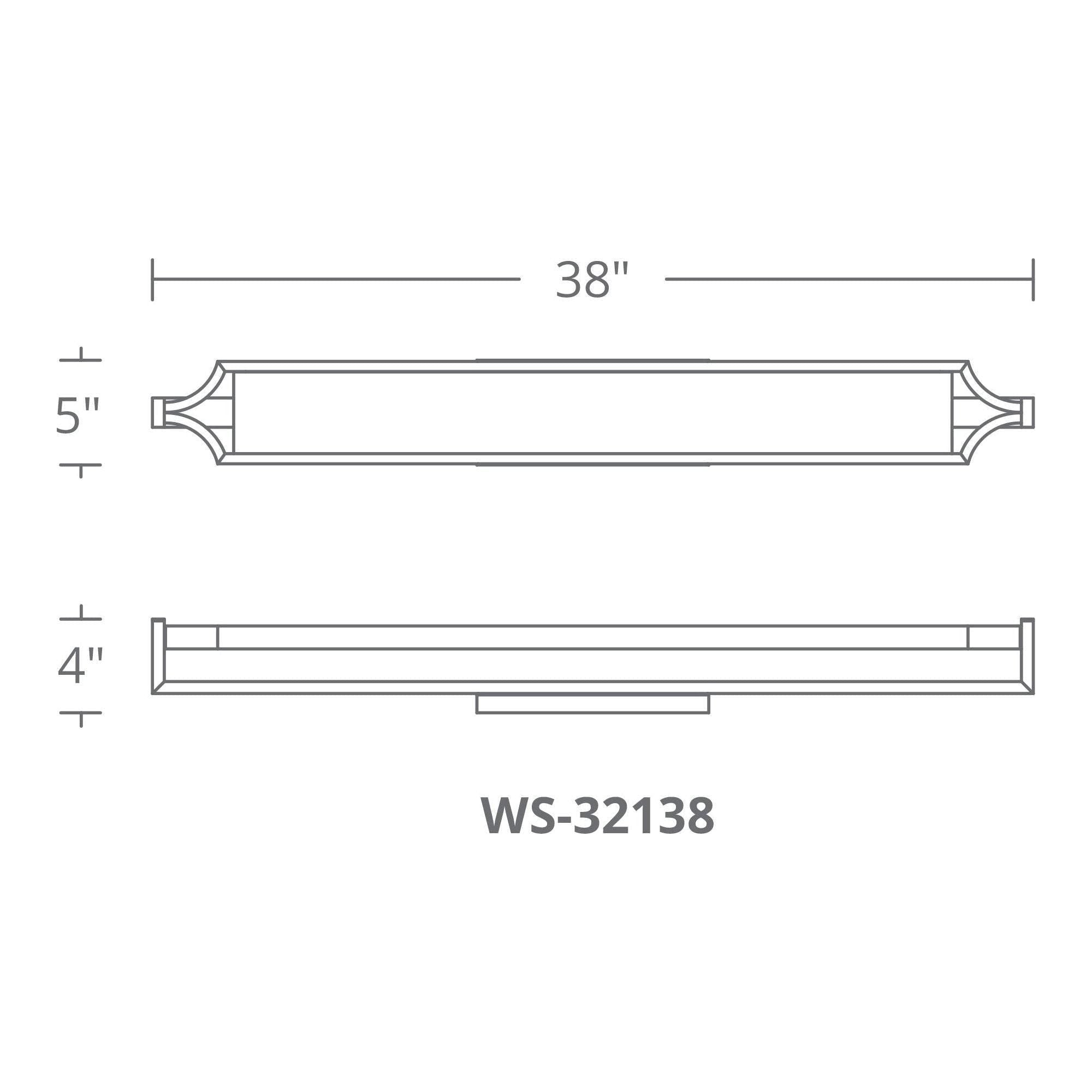 Modern Forms - Emblem 38" LED Bathroom Vanity or Wall Light - Lights Canada
