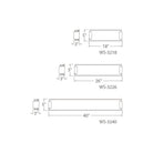 Modern Forms - Polar 26" LED Bathroom Vanity or Wall Light - Lights Canada