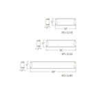 Modern Forms - Polar 40" LED Bathroom Vanity or Wall Light - Lights Canada