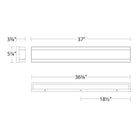 dweLED - Repose LED Bathroom Vanity or Wall Light - Lights Canada