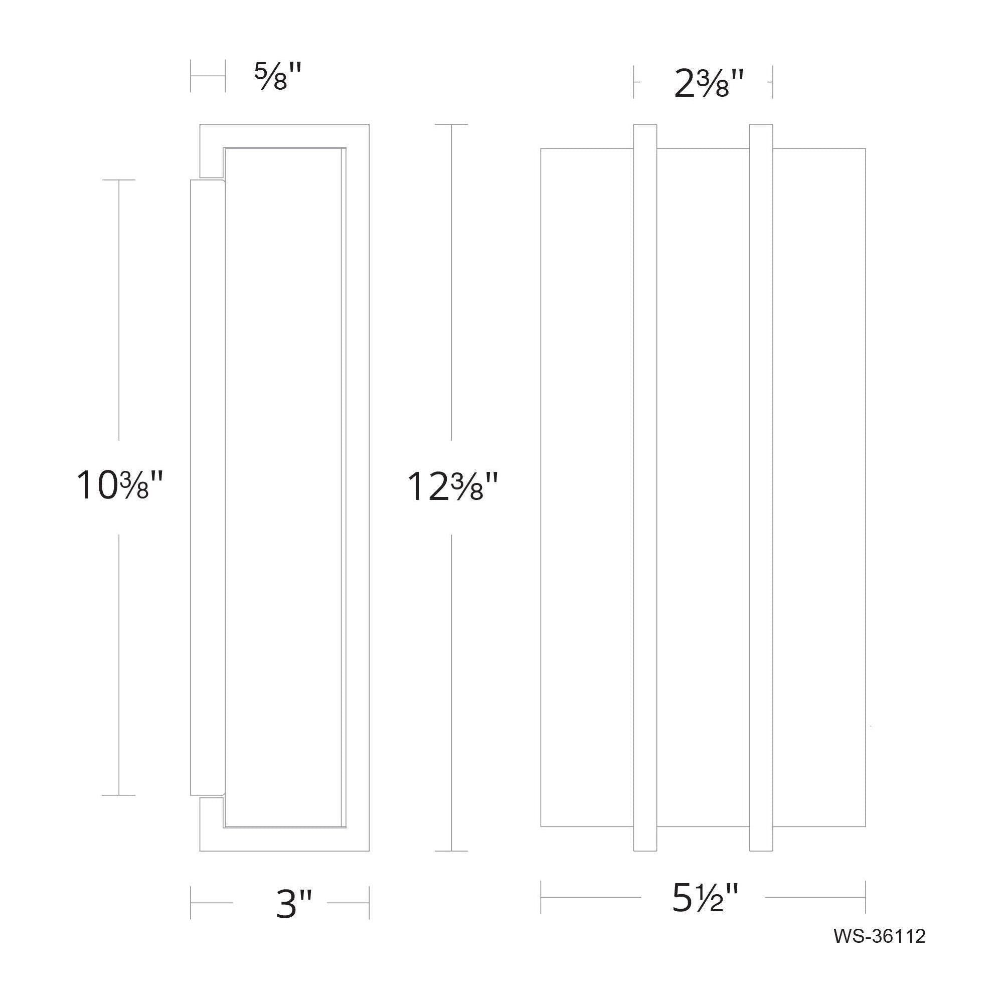 Modern Forms - Poet 12" LED Wall Light - Lights Canada