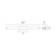 dweLED - Vista 26" LED Bath Vanity & Wall Light - Lights Canada