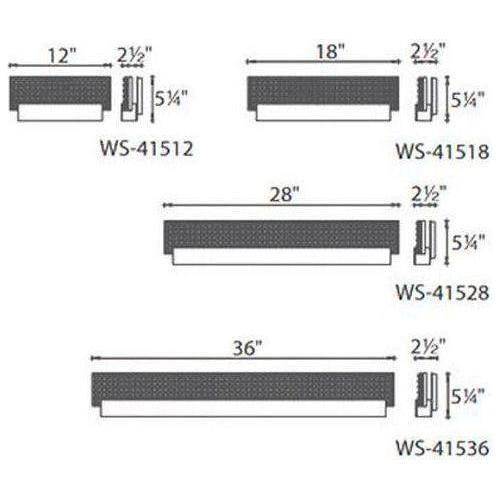 Modern Forms - Quantum 12" LED Bathroom Vanity or Wall Light - Lights Canada