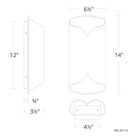 Modern Forms - Opus 14" LED Wall Light - Lights Canada