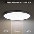 Modern Forms - Argo 19" LED Round Flush Mount 3-CCT - Lights Canada