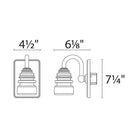 dweLED - Rondelle 5" LED Wall Sconce - Lights Canada
