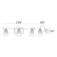 dweLED - Rondelle 24" LED Bath Vanity & Wall Light - Lights Canada