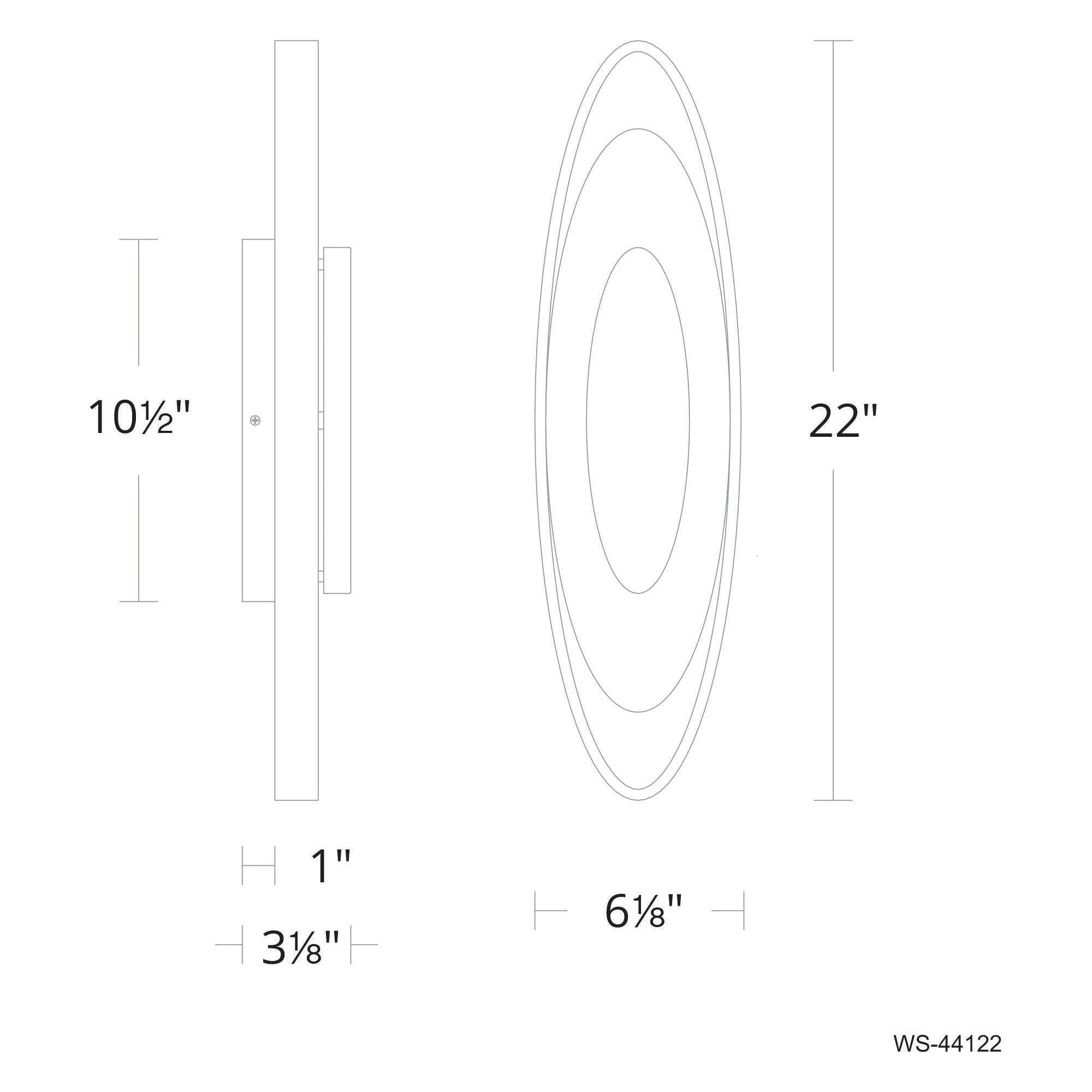 Modern Forms - Valor 22" LED Wall Light - Lights Canada
