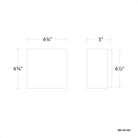 dweLED - Boxi 5" LED Wall Sconce - Lights Canada