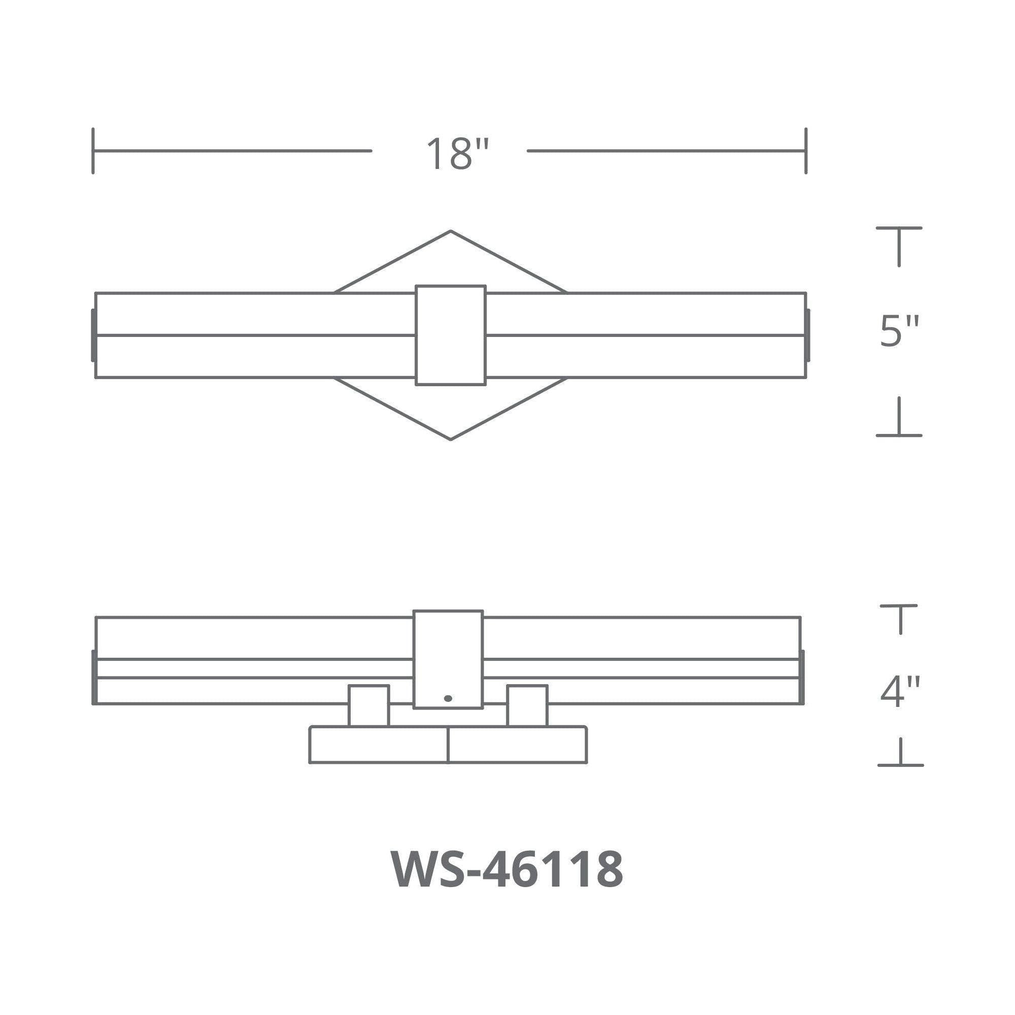 Modern Forms - Regal 18" LED Bathroom Vanity or Wall Light - Lights Canada