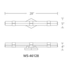 Modern Forms - Regal 28" LED Bathroom Vanity or Wall Light - Lights Canada
