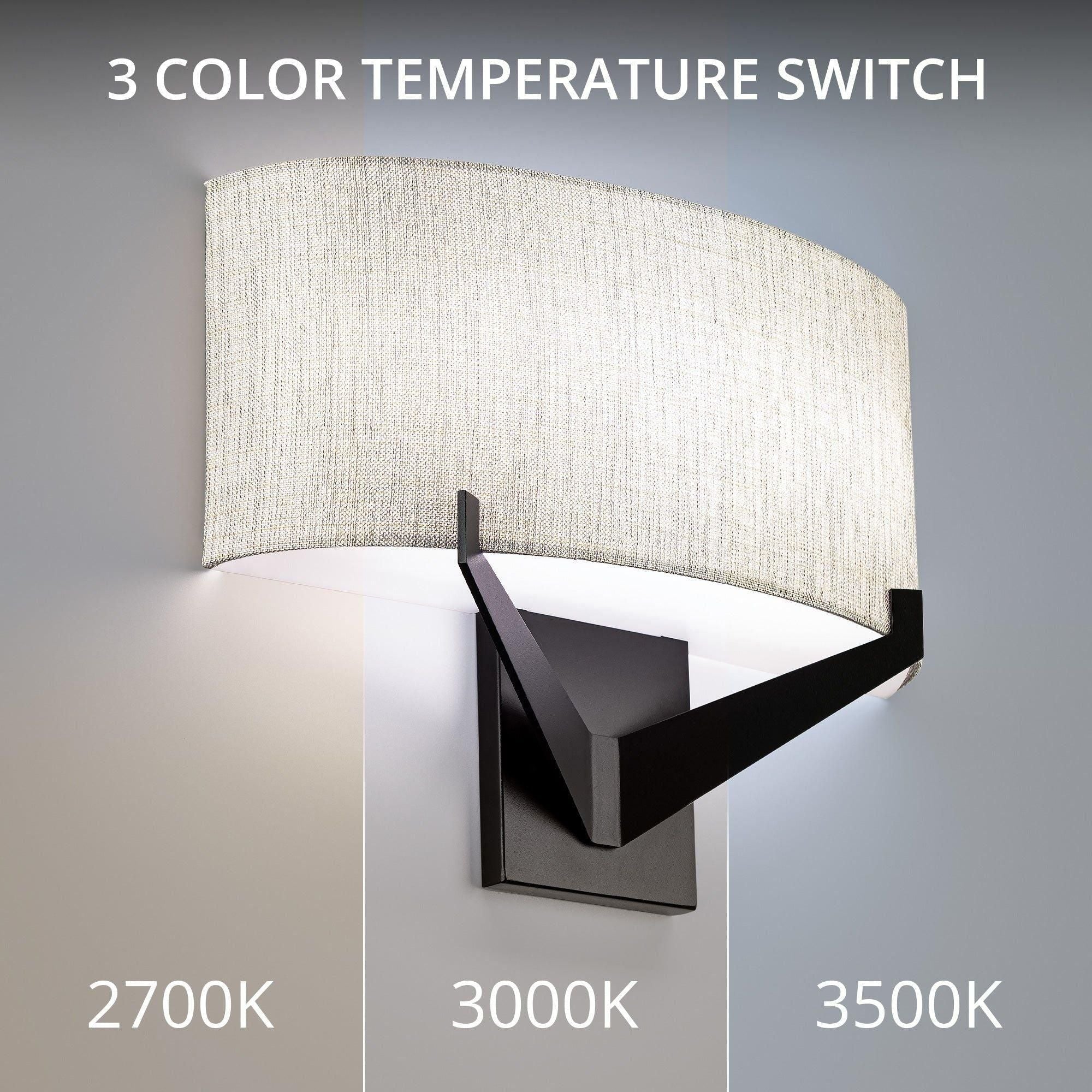 dweLED - Fitzgerald 12" LED Wall Sconce - Lights Canada