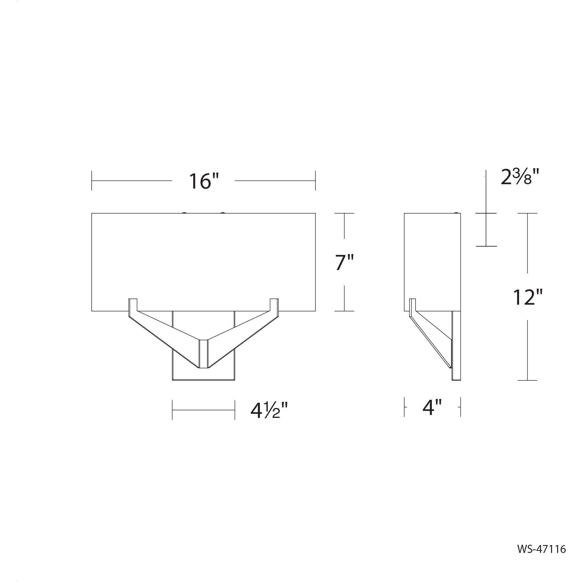 dweLED - Fitzgerald 12" LED Wall Sconce - Lights Canada