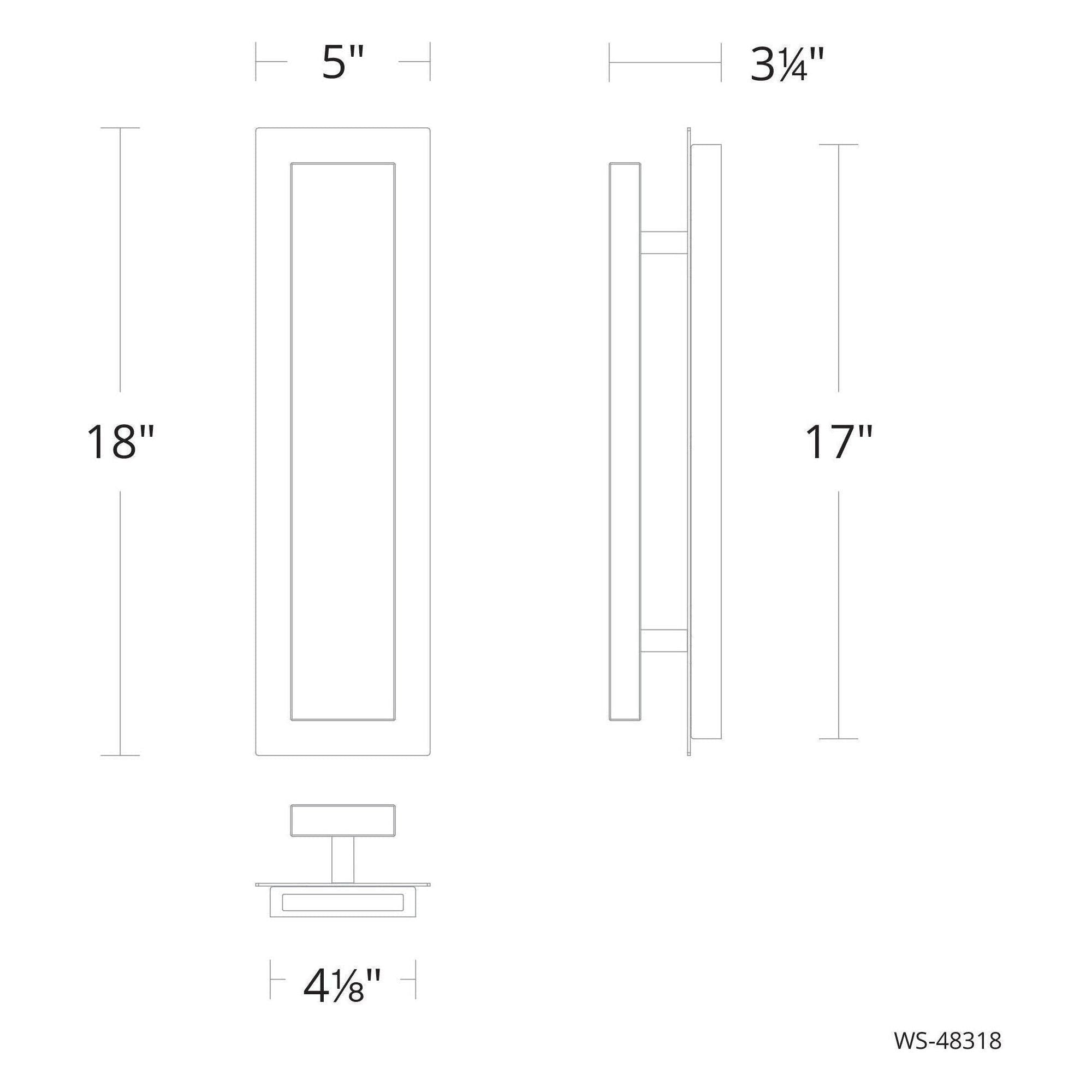 Modern Forms - Zurich 18" LED Wall Sconce - Lights Canada