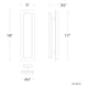 Modern Forms - Zurich 18" LED Wall Sconce - Lights Canada