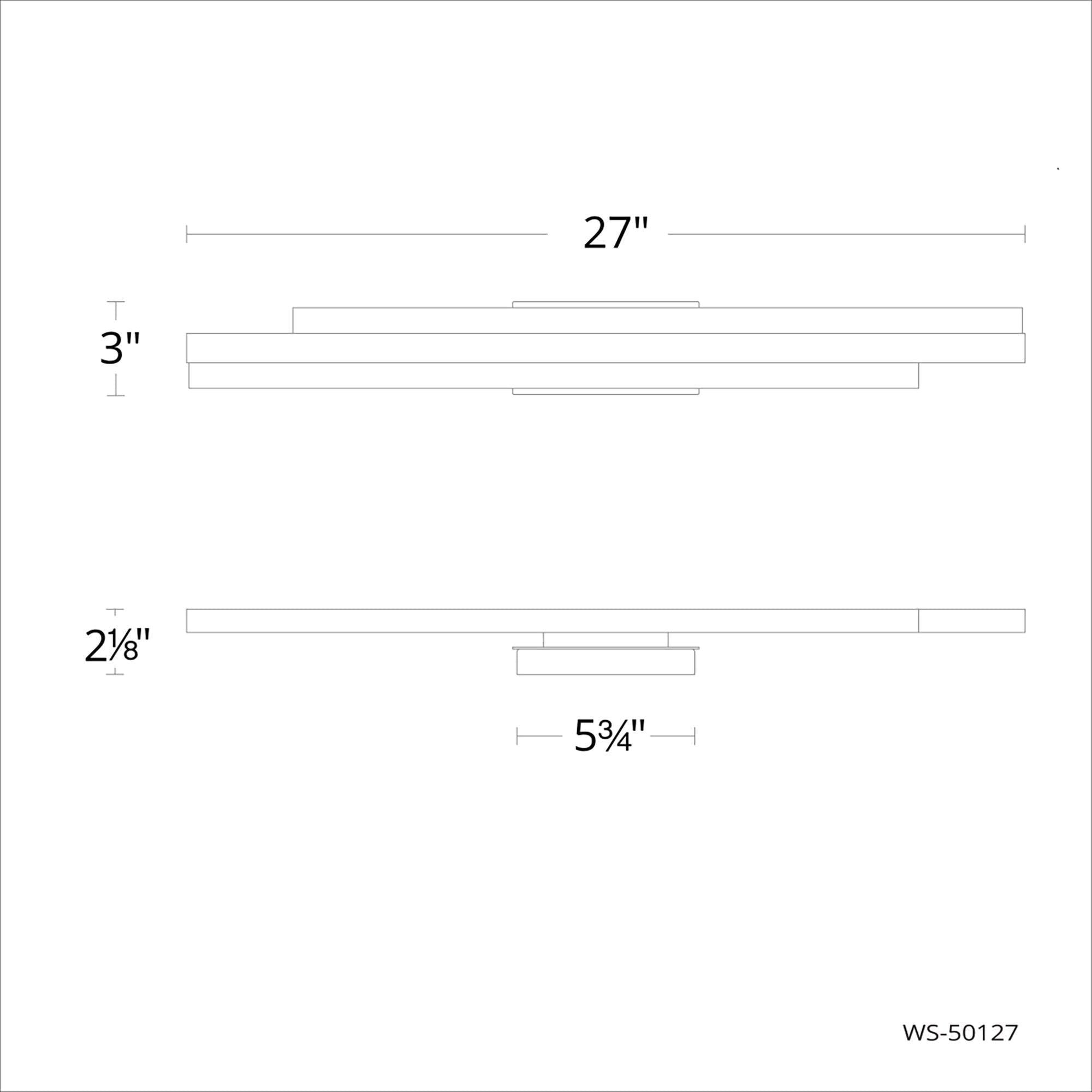 Modern Forms - Tandem 27" LED Bath Vanity & Wall Light - Lights Canada