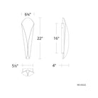 Modern Forms - Fleur 22" LED Wall Sconce - Lights Canada