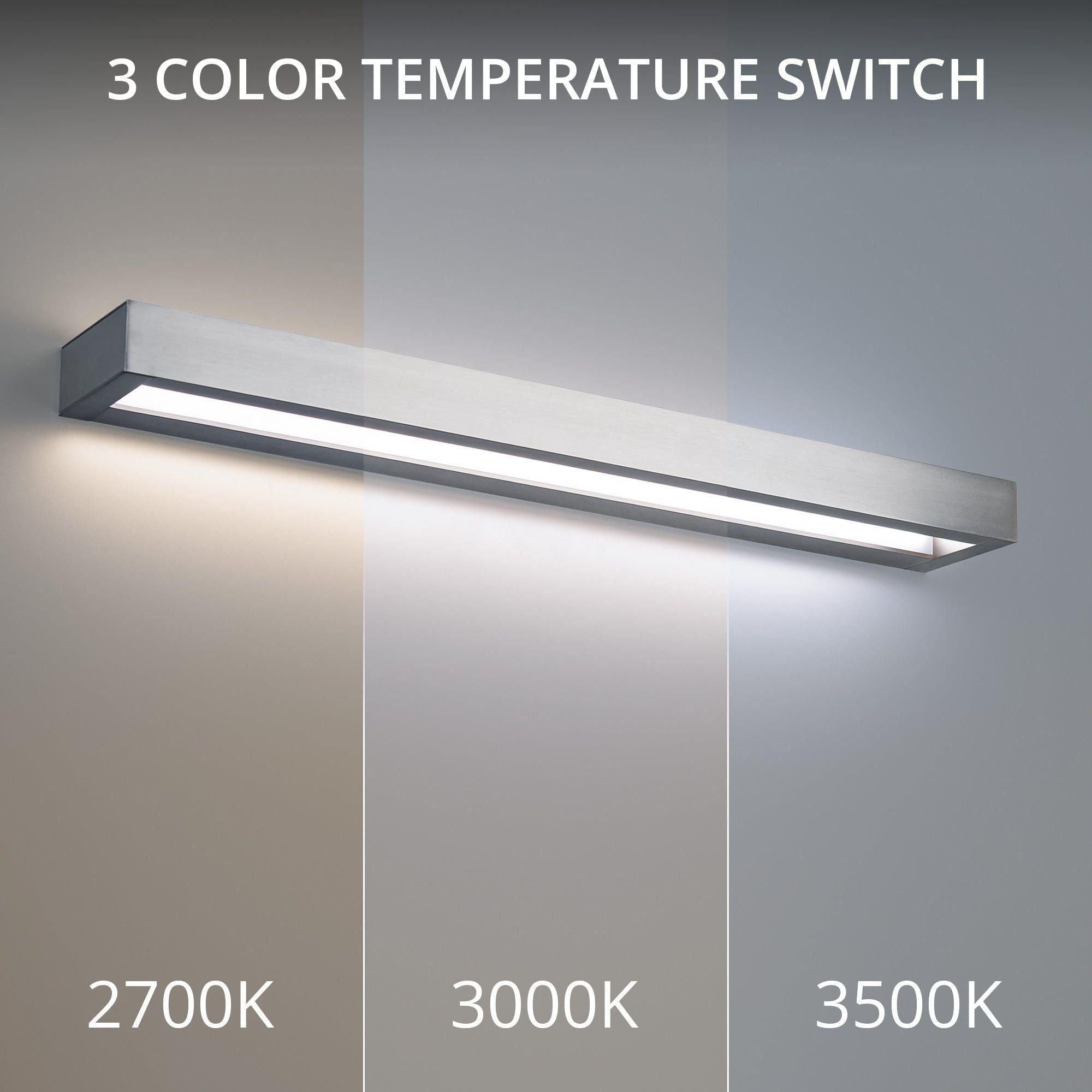 Modern Forms - Open Bar 27" LED Bathroom Vanity or Wall Light 3-CCT - Lights Canada