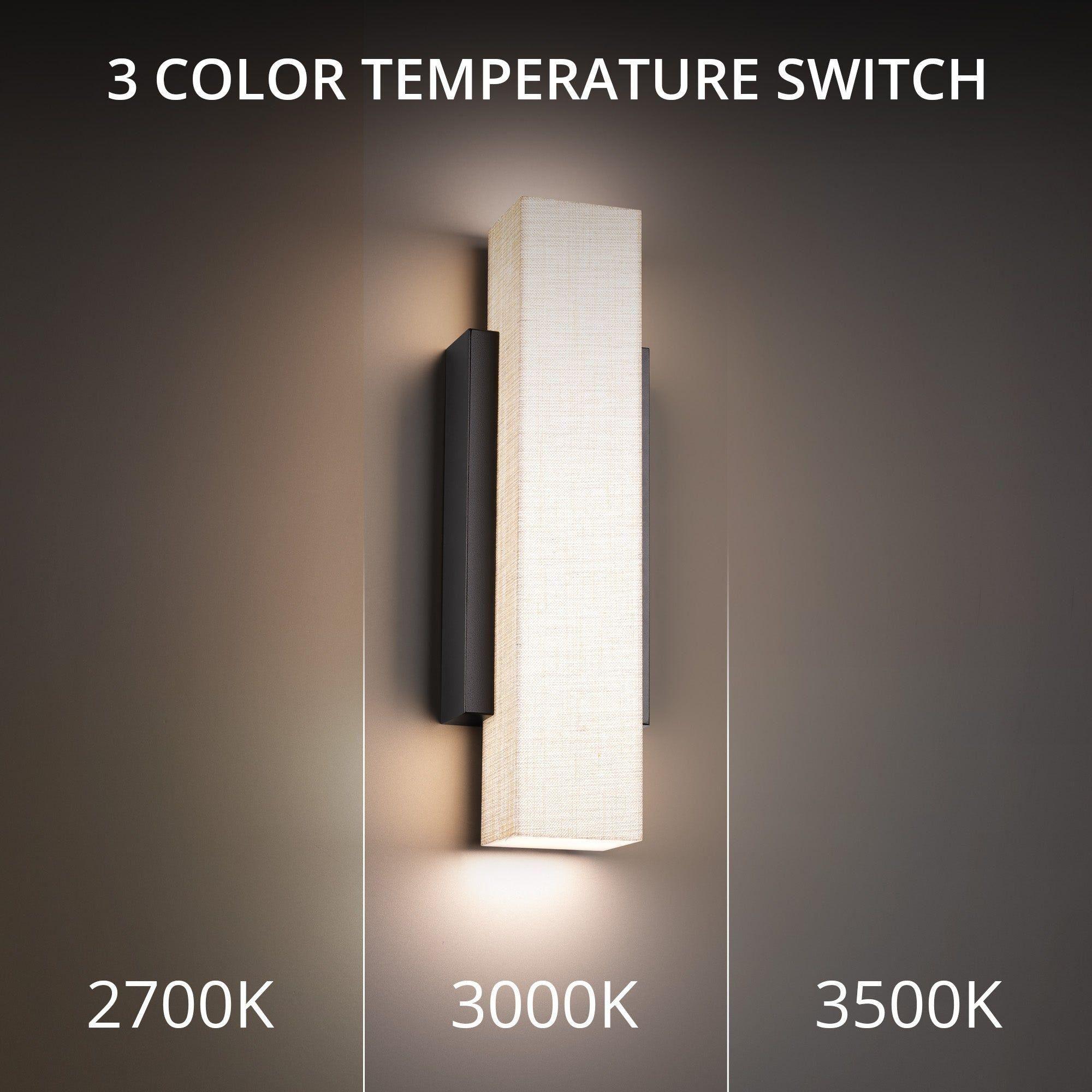 dweLED - Volga 17.6" LED Wall Sconce - Lights Canada