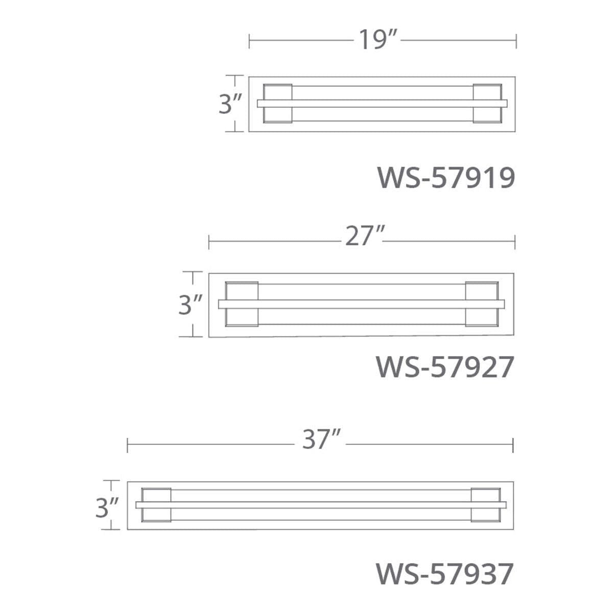 Modern Forms - Ice 19" LED Bathroom Vanity or Wall Light - Lights Canada