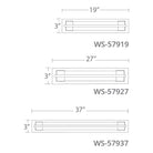 Modern Forms - Ice 27" LED Bathroom Vanity or Wall Light - Lights Canada