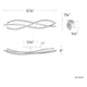 Modern Forms - Lior 38" LED Bath Vanity & Wall Light - Lights Canada