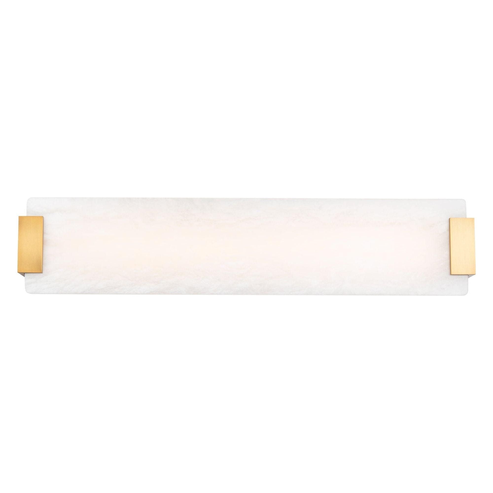 Modern Forms - Quarry 28" LED Natural Alabaster Wall Sconce - Lights Canada