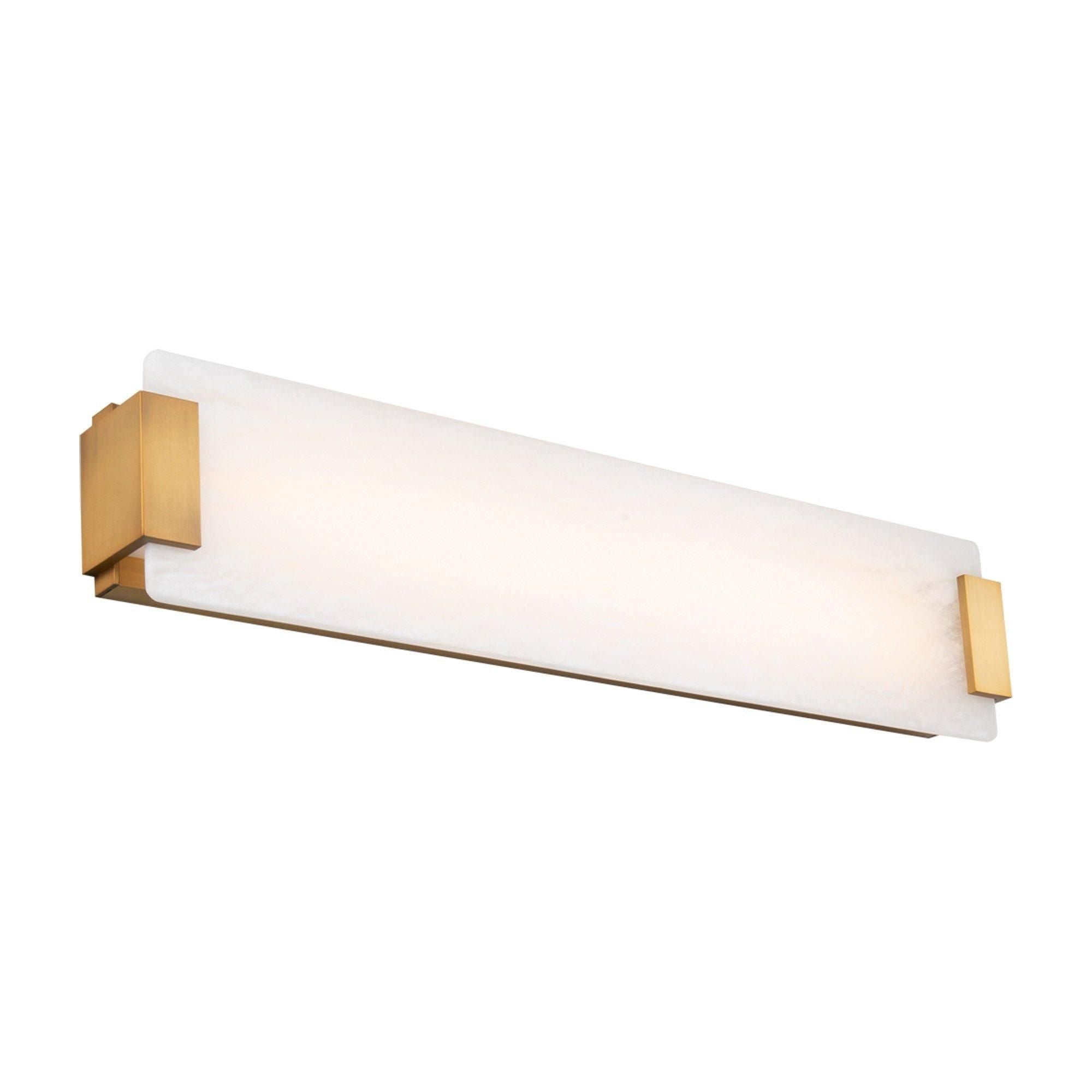 Modern Forms - Quarry 28" LED Natural Alabaster Wall Sconce - Lights Canada