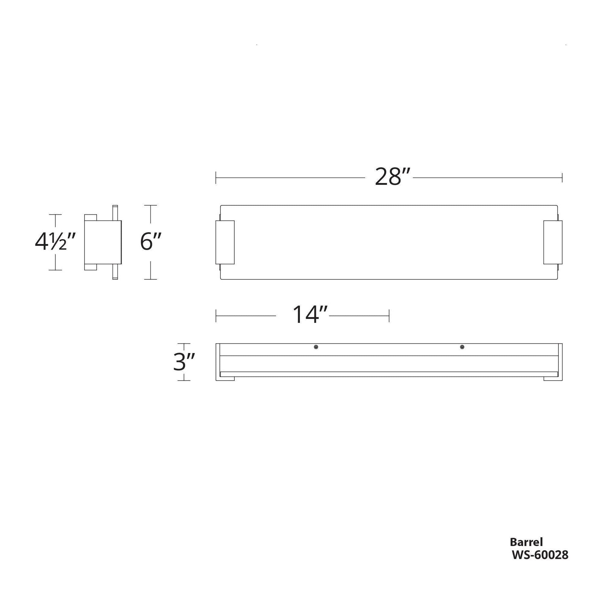 Modern Forms - Quarry 28" LED Natural Alabaster Wall Sconce - Lights Canada