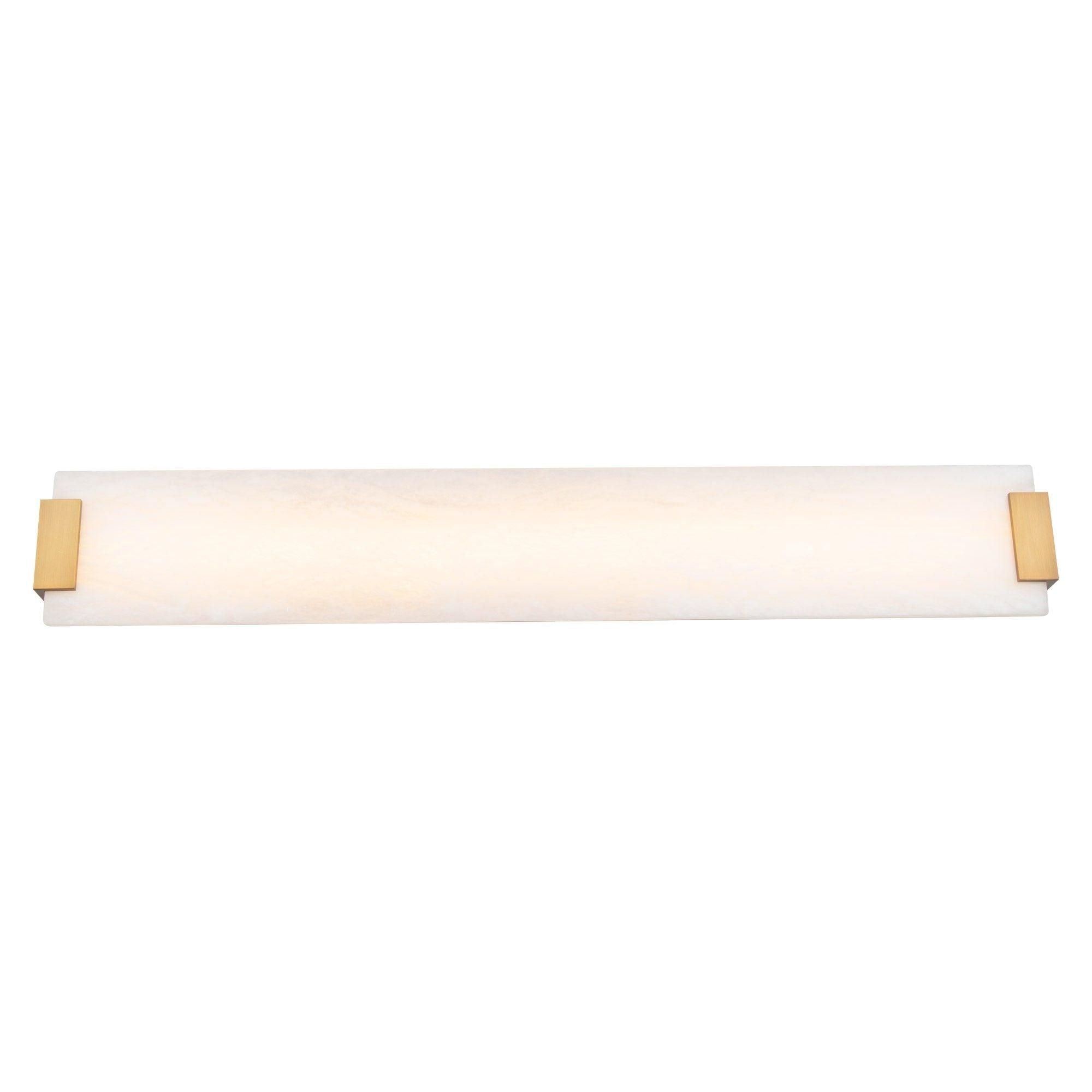 Modern Forms - Quarry 38" LED Natural Alabaster Wall Sconce - Lights Canada