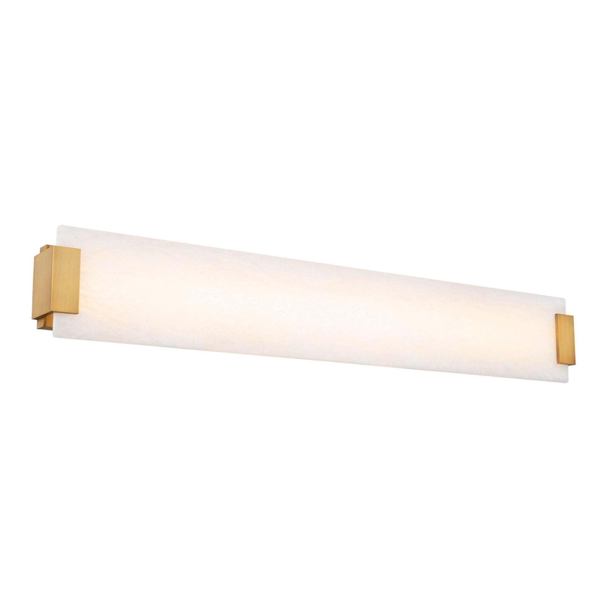 Modern Forms - Quarry 38" LED Natural Alabaster Wall Sconce - Lights Canada