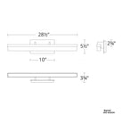 Modern Forms - Minx 29" Horizontal Wall Sconce - Lights Canada
