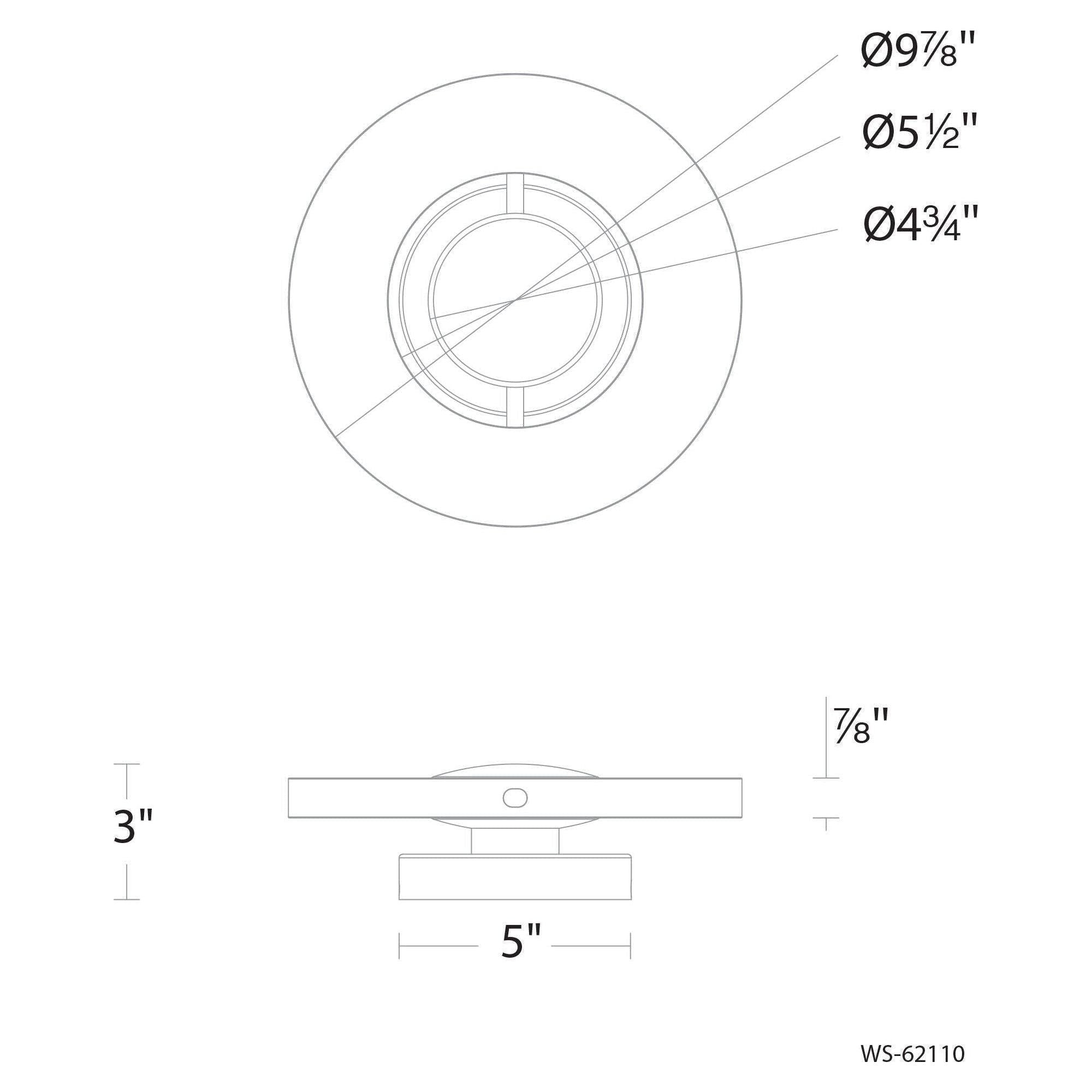 Modern Forms - Cymbal 10" LED Wall Sconce - Lights Canada