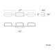 Modern Forms - Forbes 27" 3 Light LED Wall Sconce - Lights Canada