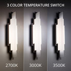 dweLED - Nouveau 22.8" LED Wall Sconce - Lights Canada